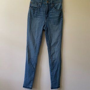 J.Crew/Jeans High Rise Raw Edge Skinny Jeans